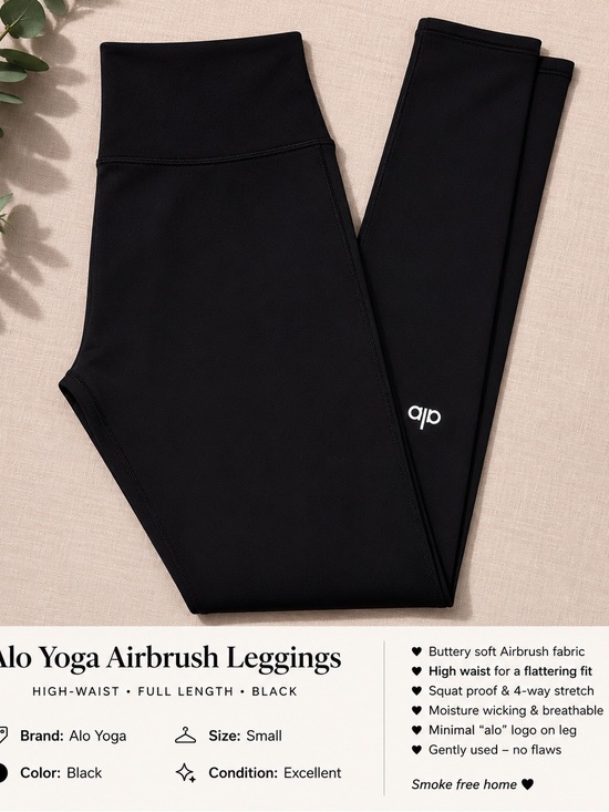 ALO Yoga Pants - Alo Yoga High-Waist Black Leggings Size Small
